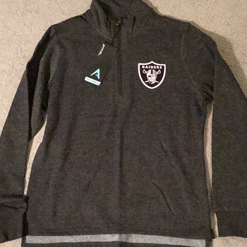Raiders quarter zip fleece
